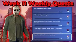 How to EASILY Complete Week 11 Weekly Quests - ALL Stages! #fortnite