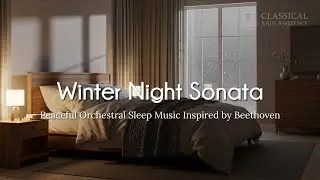 Winter Night Sonata &bull; Peaceful Orchestral Sleep Music Inspired by Beethoven