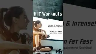 4 HIIT Exercises You Can Do At Home | Sustainable Fitness | #workout #fitness #health