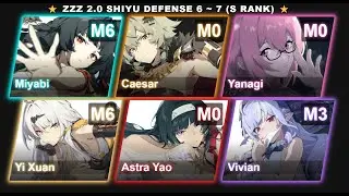 Shiyu Defense Floor 6~7 | M6 Yixuan x M6 Miyabi | Zenless Zone Zero 2.0