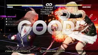 Dead or Alive 6 Combo Challenges Honoka - PS4 PRO