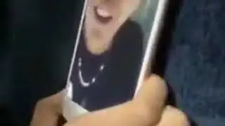 Kris wu talking with girlfriend Luna