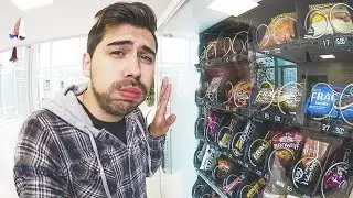 24 HORAS COMIENDO EN MÁQUINAS EXPENDEDORAS