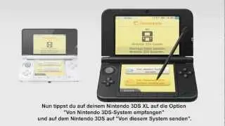 Datentransfer Nintendo 3DS auf Nintendo 3DS XL