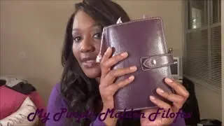 A Look Inside my new Purple Malden Filofax! (with Appearances by Ducle & Cali :)