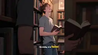 He didn't like reading. English books looked hard.