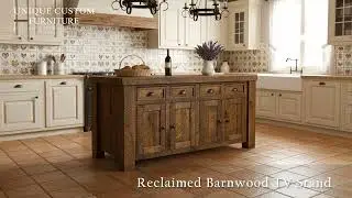Solid Oak Kitchen Island