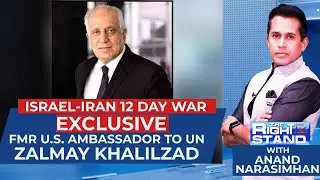 Ambassador Khalilzad Discusses Middle East Dynamics and U.S.-India Relations | The Right Stand
