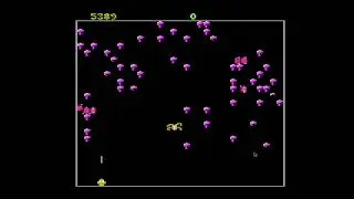 Centipede Atari 7800 Emulator Gameplay (CC)