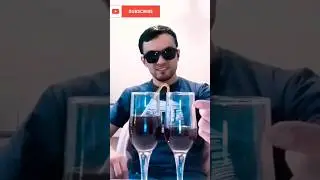 FIZIKA QONUNI  JUDA QIZIQARLI два стакана и трубочка физика #shorts  эксперимент a4