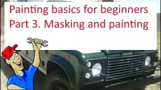 Painting Land Rover panels for beginners on a budget. Part 3