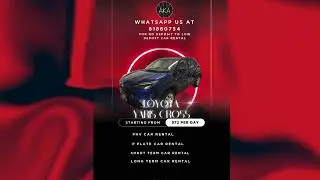 SINGAPORE CAR RENTAL WITH NO DEPOSIT