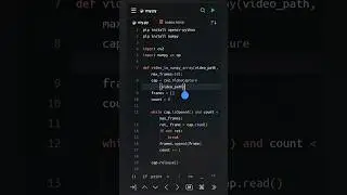 Load Video & Convert to NumPy Array with Python (OpenCV)