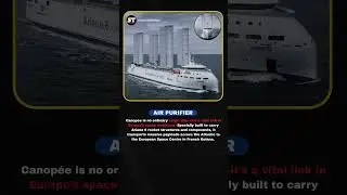 Canop&eacute;e: The Ship That Delivers Europe&rsquo;s Rockets to Space . #shortsfeed #factshorts #didyouknow