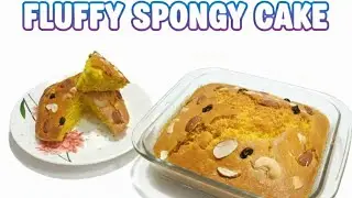 Video37| Perfect Fluffy Sponge Cake recipe in Air Fryer | Soft & Moist Cake at Home