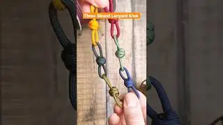 How to make a Paracord Lanyard? #tutorial #diy #howto #youtubeshorts #paracord #shortvideo #shorts