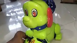 PUPPY DOG 🐕toy for Childrens, with wheels and 🧣 neck belt 