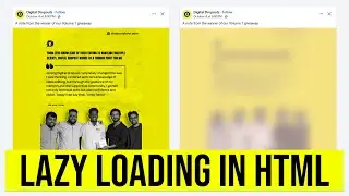 How to Create a Lazy Load Blur Image Effect with HTML & CSS | Web Dev Tutorial
