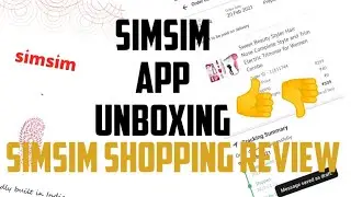 SIMSIM|SHOPPING|FROAD BE CAREFUL|UNBOXING REVIEW|YOUTUBE REVIEW