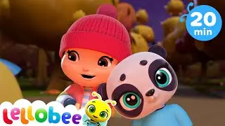 The Panda Bear Went Over the Mountain - Little Baby Music Time! | Baby Songs | Nursery Rhymes