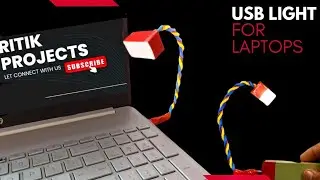 How to make Usb Light for laptops at home || made at home || For laptops