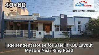 40x60 Independent House for Sale in KBL Layout  Near Ring Road
