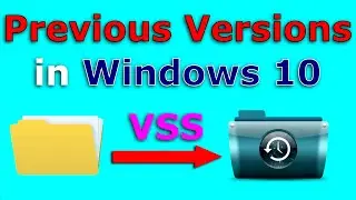 Use Previous Versions in Windows 10 without an external drive
