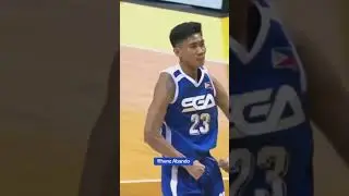 FORMER LETRAN KNIGHTS RHENZ ABANDO WITH THE SLAM! SGA William Jones Cup #letranbasketball #basket