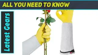 Goatskin Leather Gardening Gloves with Long Sleeves - Ultimate Protection for Garden Work!