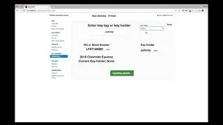 08: Key Tracking System - Key User Operation