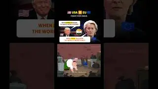 USA vs EU Fight 🔥🤣 Funny Meme #trump