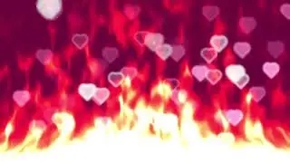 4K Falling Hearts Explosion With Fire Flames Copyright Free Stock Footage Free Download Motion Loop