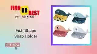 Fish Design Plastic Soap Case| Soap Stand Holder for Bathroom Kitchen Sink