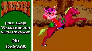 Sunset Riders (SNES) - Full Game Walkthrough with Cormano (Hard Mode, No Damage)