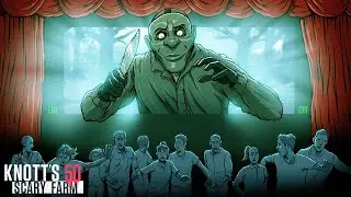 Knott's Scary Farm Cinema Slasher Halloween Scare Maze - Full Walkthrough 4K POV