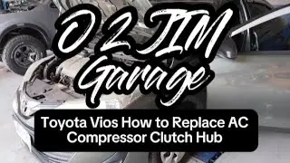 Toyota Vios How to Replace AC Compressor Clutch Hub