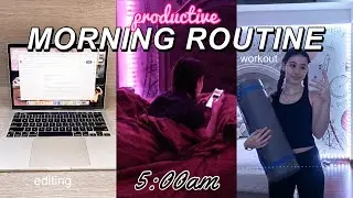 morning routines 2021 // 5:00am productive + healthy