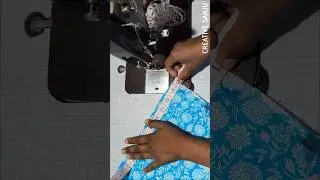 simple kurti sleeves  simple sleeves design with lace #fashion #shortfeed #youtubeshort #shorts