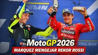 Marc Marquez on the Verge of Breaking Valentino Rossi's Legendary Record | MotoGP 2026!