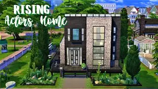 RISING ACTORS HOME 👩🏻&zwj;🎤 | The Sims 4 Speedbuild | No CC