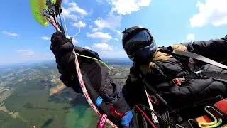 Départ de Cross en parapente depuis Besançon