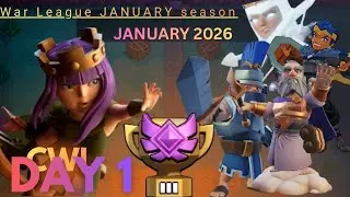 Cwl league January season 2026.Day 1. 
