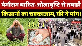 MP Weather Update: बेमौसम Rain and Hailstorm से तबाही, Farmers का चक्काजाम,की ये मांग! Fasal Muavja