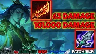 ONE GAME 63 DAMAGE 😺 and ONE GAME 101.000 DAMAGE 🦁 - League of Legends