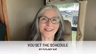 YOU SET THE SCHEDULE BY FLYLADY KAT - DECLUTTER - ROUTINES AND ZONES - A CLEAN HOME WITH FLYLADY
