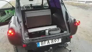 Frankenfrog - my 1968-ish Saab 95 two stroke offroad-ish
