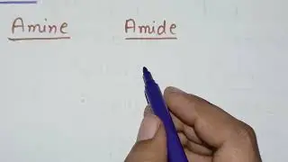 difference b/w Amine --NH2 & Amide --CONH2 #competition