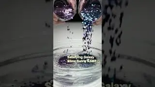 Satisfying Galaxy Slime Swirls ASMR ✨