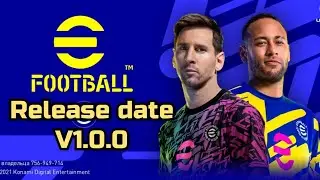 Expected launch date eFootball 2022, release date V1.0.0