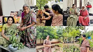 అత్తయ్యా తో కలిసి ఇలా..🥹🙂మా ఇంటికి కొత్త కళ వచ్చేసింది🤩కొత్త మట్టితో gardening పనులు షురూ అయ్యాయి 🤩